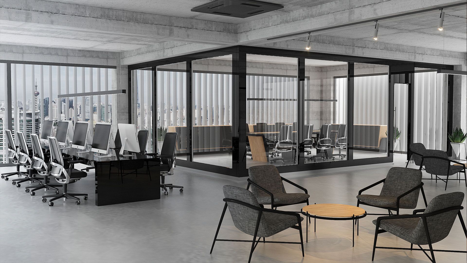 Ofis İş Yeri Camekan Zemin